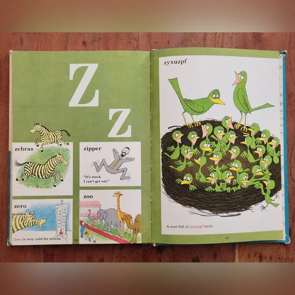 1st Edition Cat In The Hat Beginner Dictionary - Dr. Seuss 1960s